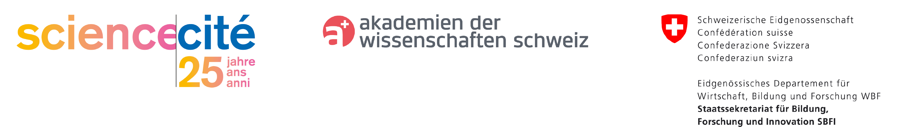 Logoreihe oben ausgerichtet